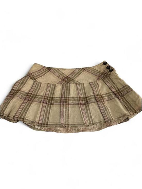 Abercrombie & Fitch Dresses & Skirts - RARE Vintage Y2K Abercrombie & Fitch Wool & Silk Pleated Skirt